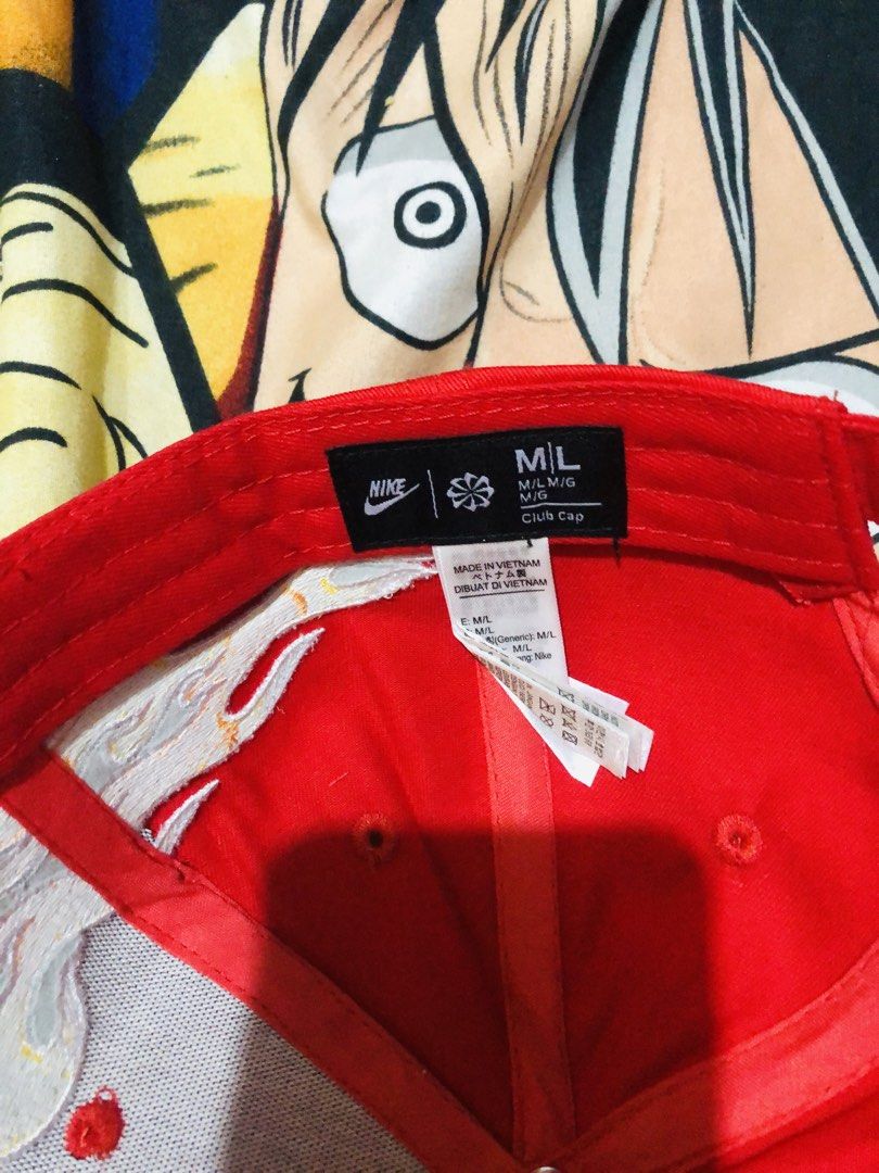 Nike Red Flame Cap M/L (Category: Caps & Hats) located in Manila. Submitted by youngmoon_c2e10b (Listing ID 1461108590, Image 3). Description: - Red Nike Cap - Flame Design - Adjustable Strap at Back - Size M/L - Perfect for Casual Wear.