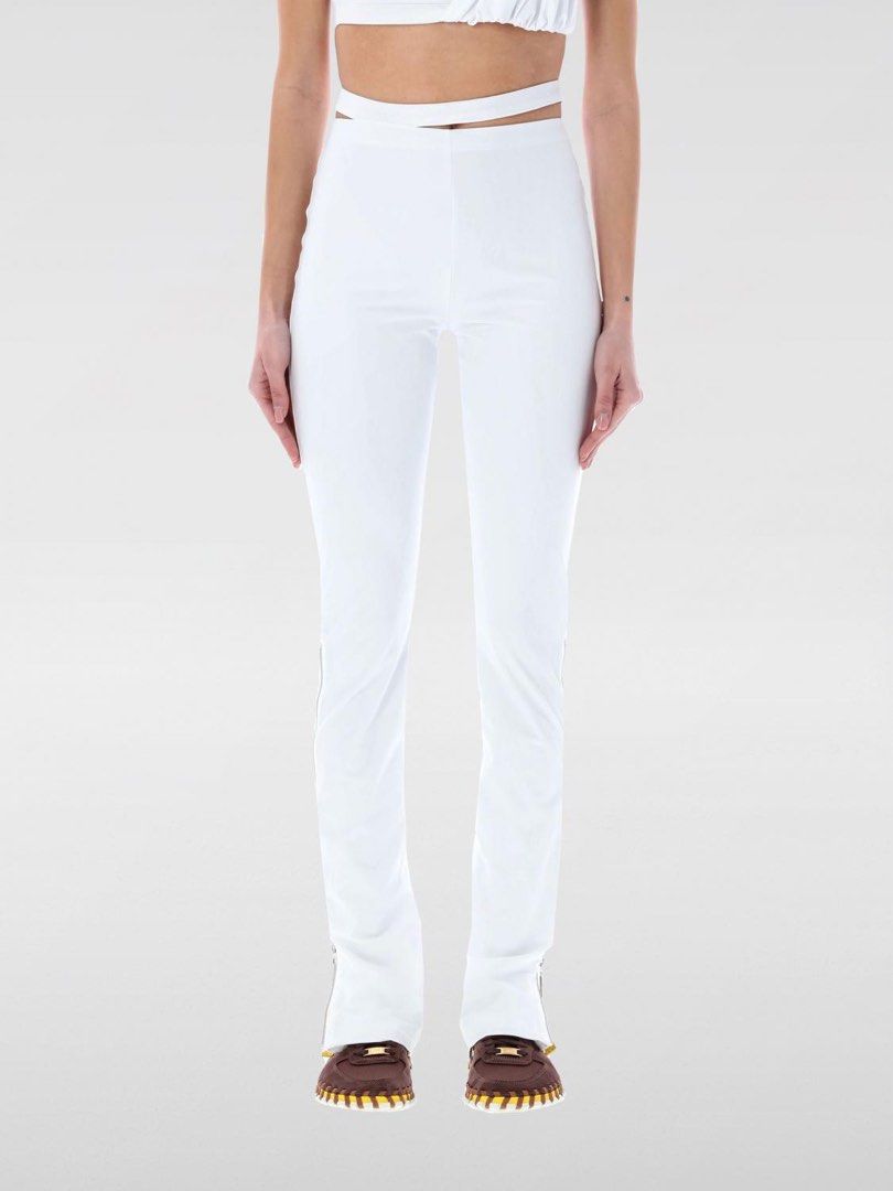 Nike x Jacquemus White Pants (Category: Other Bottoms) located in Sasmuan (Sexmoan). Submitted by winterclothes.ph (Listing ID 1461050808, Image 1). Description: Nike x Jacquemus White Pants S on tag Waist 26-29 Length 43 Excellent Condition.