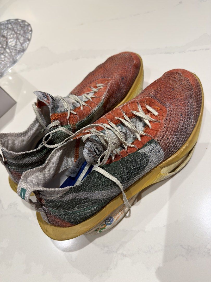 Nike Zoom Alphafly Next% 3 PRM (Category: Sneakers) located in Taguig. Submitted by notobrokies (Listing ID 1460960286, Image 1). Description: LEGIT / LIKE NEW - just some paint chips RFS: TOO MANY SHOES 80km MILEAGE NO BOX OR EXTRAS IF NOT PICTURED NO TRADE / NO NEGO / LAST PRICE GCASH PAYMENTS ONLY - NO COD LALAMOVE OR GRAB ONLY NO LBC / J&T SERVICES Location Pin: McKinley Hill Village .