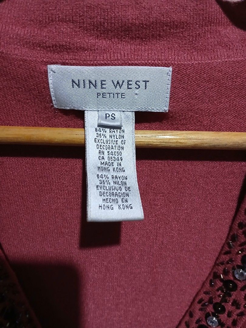 Nine west cardigan (Category: Announcements) located in Bayambang. Submitted by ms.libra26 (Listing ID 1461019602, Image 3). Description: lightly used small size.