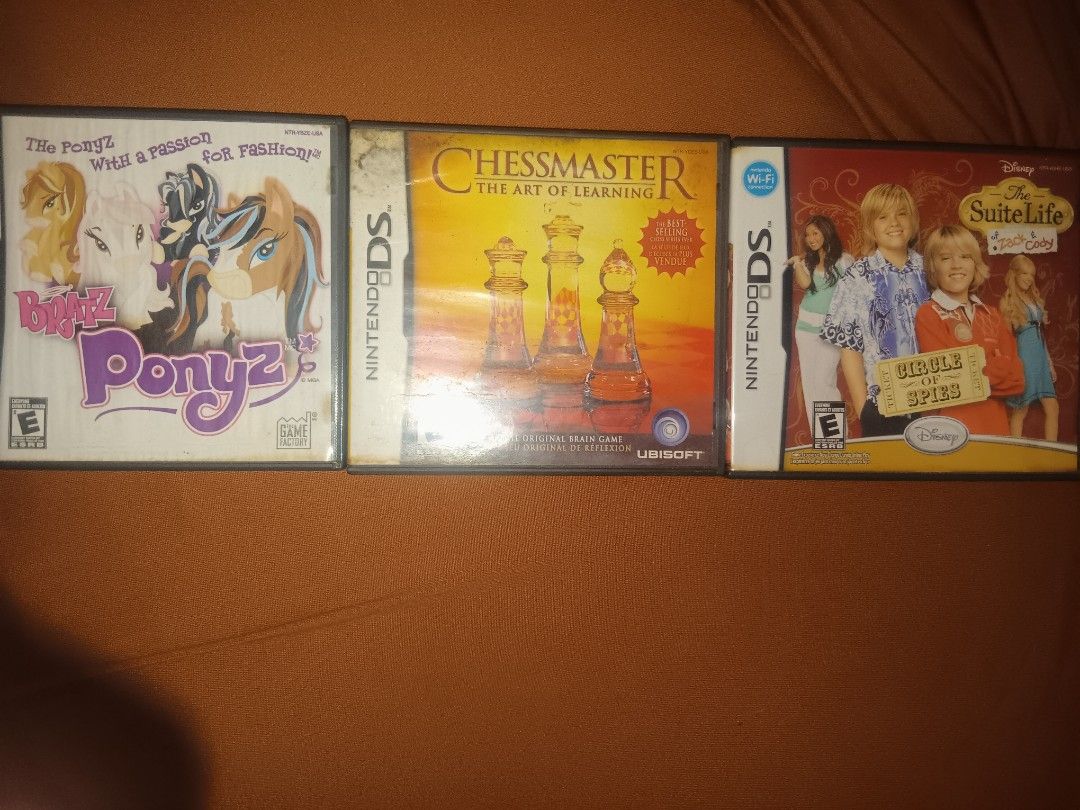 Nintendo DS Bundle of Games (Category: Nintendo) located in Manila. Submitted by sellnd190__267 (Listing ID 1460932014, Image 2). Description: Complete with manuals All in good condition except for chessmaster with some black fog in the cover art but the game works fine Can be sold per piece Negotiable if sure buyer bundle or per piece Buyer shoulders shipping cost .