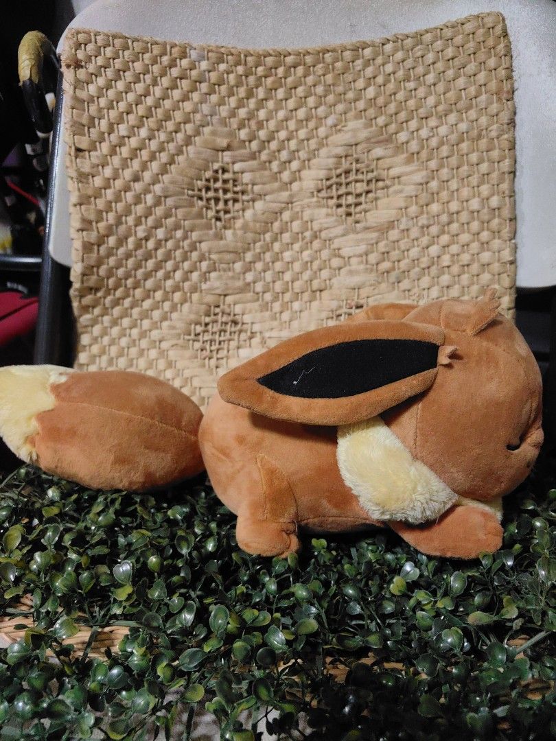 Nintendo Pokémon Sleeping Eevee Plush (Category: Plushies & Soft Toys) located in Calamba. Submitted by princesspauliney. (Listing ID 1461053018, Image 3). Description: Sleeping eevee plushie 650 GCASH payment First to pay basis.