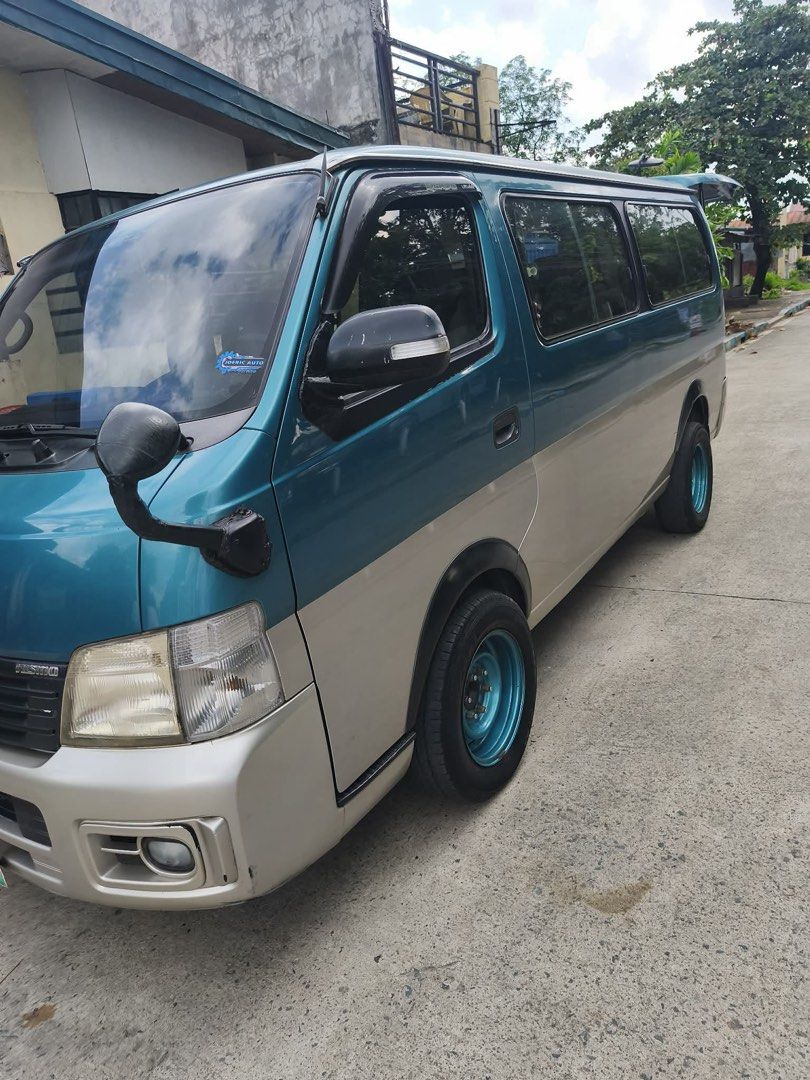 Nissan URVAN ESTATE Manual (Category: Used Cars) located in Las Pinas. Submitted by pix_luna (Listing ID 1461033971, Image 3). Description: NEGOTIABLE Nissan urvan estate For Sale 2013 model New battery 146k+Odo Manual - Registered+until+2027 - Complete+paper - With+aircon - new head unit Issue - Dent back door Loc angono rizal Anytime for viewing Rfs - Minsan lng nagagamit - Meron ginagamit na ibang sasakyan .