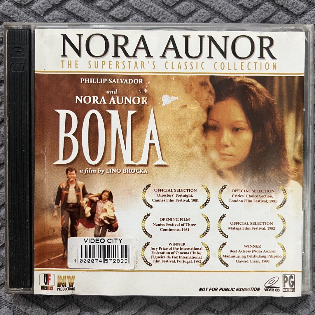 Nora Aunor - Bona (VCD) (Category: CDs & DVDs) located in Caloocan City. Submitted by thelittlejewelcase (Listing ID 1461065755, Image 1). Description: Tagalog Movie 🇵🇭.