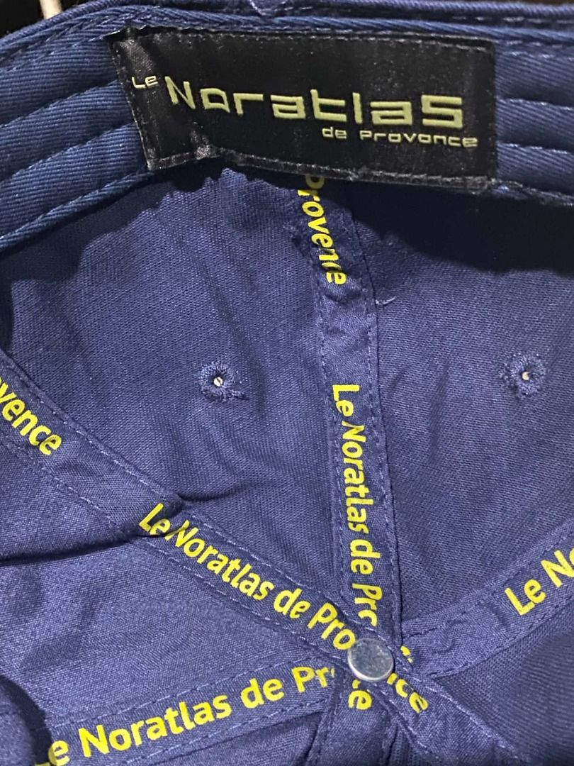 Noratlas "Aéré Perennius" Squadron Patch Baseball Cap (Category: Caps & Hats) located in Quezon City. Submitted by carlos132 (Listing ID 1461083316, Image 3). Description: - Navy blue baseball cap - Features a circular patch on the front with 'NORATLAS AERE PERENNIUS' - Small French flag embroidered on the back - Adjustable strap for a comfortable fit - Ideal for casual wear.