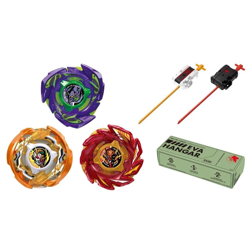 [ON HAND] BeybladeX BXG-57 EVANGELION DECK (Category: Raw Singles) located in Taguig. Submitted by kyks.ph (Listing ID 1460934823, Image 3). Description: BeybladeX BXG-57 EVANGELION DECK SET 3400 each set On hand Ready to ship Taguig.