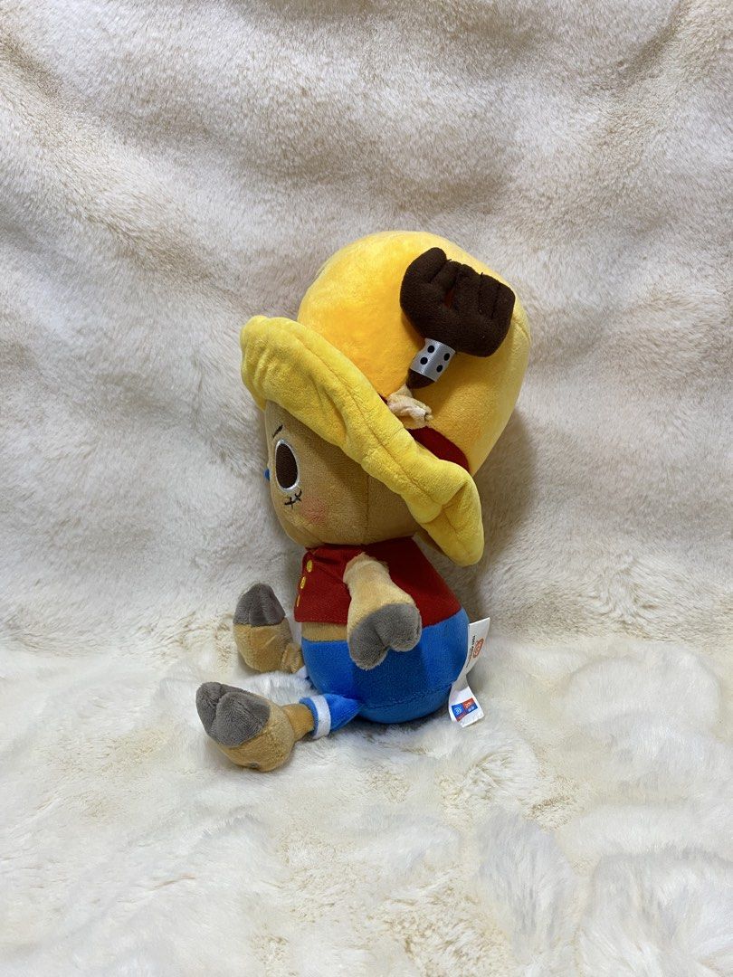 One Piece Luffy x Chopper plush (Category: Plushies & Soft Toys) located in Kalibo. Submitted by ollie_stuffshop (Listing ID 1460921762, Image 2). Description: 29cm x 19cm Before you send your inquiries: ❗️Last Price is already posted ❗️Manage your expectations, WYSIWYG ❗️May need washing ❗️Dropoff is every Wednesday & Sunday.