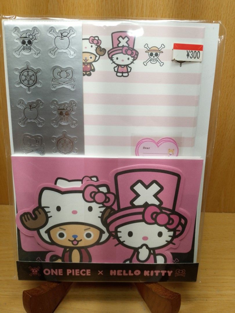 One Piece x Hello Kitty notepad Set - Letter Paper & Stickers (Category: Stationery & School Supplies) located in Davao. Submitted by washerjeni08452 (Listing ID 1460972910, Image 1). Description: - Adorable One Piece x Kitty collaboration stationery set. - Includes letter paper, envelopes, and stickers. - Ideal for fans of both One Piece and Kitty. - Great for sending notes or decorating your journal. - A must-have collectible item! selling for 