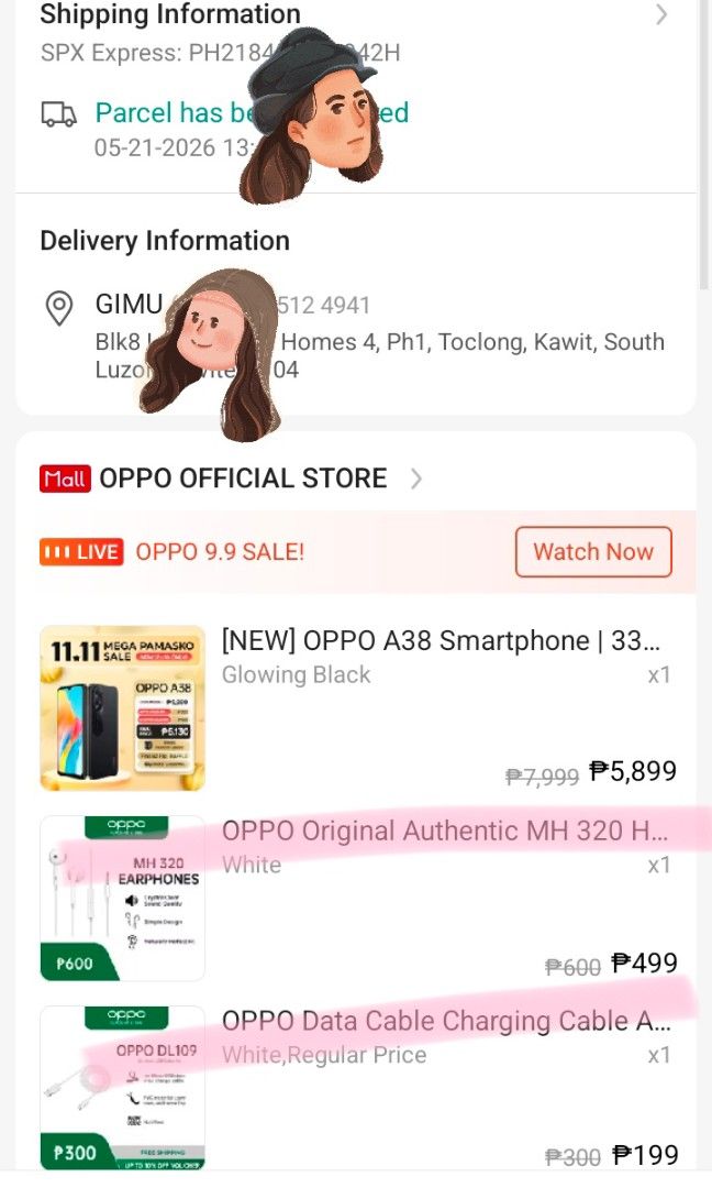OPPO MH320 EARPHONES (Category: Earphones) located in Kawit. Submitted by gieclutter (Listing ID 1460953150, Image 2). Description: Flakers and joy reservers are 𝗻𝗼𝘁 𝗮𝗹𝗹𝗼𝘄𝗲𝗱 Actual photos All sales are final—no returns, exchanges, or refunds 𝗖𝗢𝗡𝗗𝗜𝗧𝗜𝗢𝗡: ・𝗡 ・From Oppo's Official Store ・earphones really aren't included so I bought one 𝗟𝗢𝗖𝗔𝗧𝗜𝗢𝗡: Kawit, Cavite 𝗠𝗢𝗣: 𝗣𝗙/NO COD Item price + ₱𝟳𝟱 Minimum SF *rates vary ba