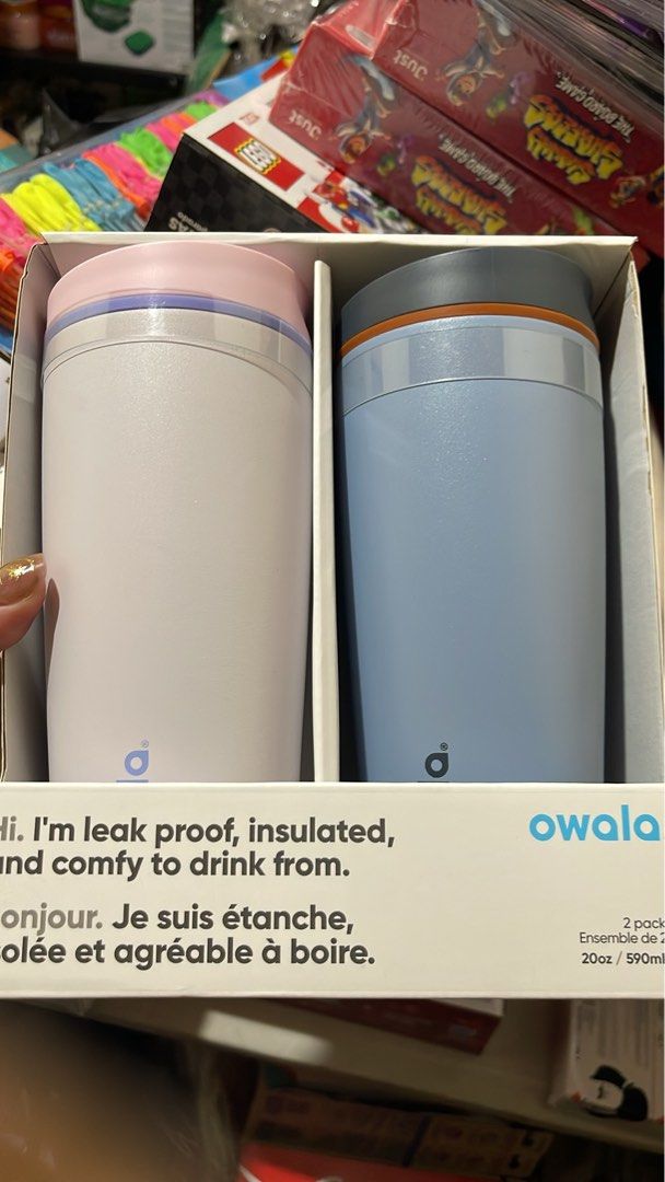 Owala SmoothSip® Tumbler 20 oz (Category: Water Bottles & Tumblers) located in Cavite. Submitted by xoxomhai (Listing ID 1460927389, Image 1). Description: ✨ On Hand ✨ Owala SmoothSip® Tumbler 💯 100% Original 💰 ₱3,200 for 2 pcs 💰 ₱1,650 each ✔️ SmoothSip® slider – leak-proof when locked ✔️ Silky smooth sipping experience ✔️ Triple-layer insulation (keeps drinks hotter & colder longer) ✔️ BPA, lead, and phthalate-free ✔️ Easy to clean ✔️ Durabl