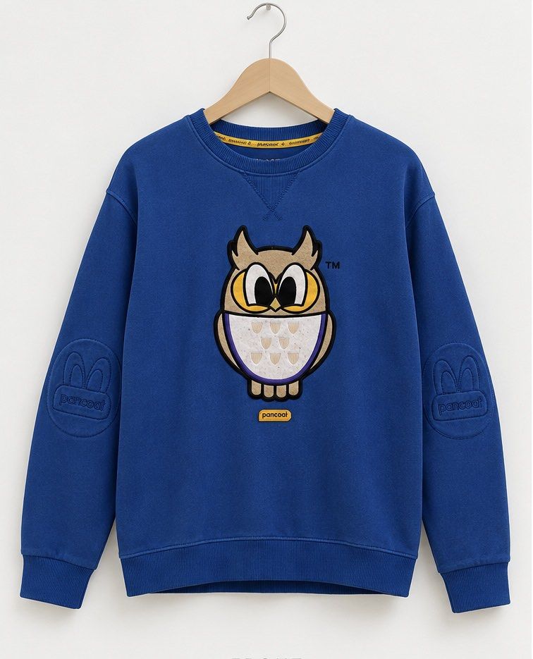 Pancoat Owl (Category: Hoodies) located in Taguig. Submitted by thriftstar2 (Listing ID 1460930235, Image 1). Description: W 21 L 26 Size M on tag Excellent condition No hidden issue.