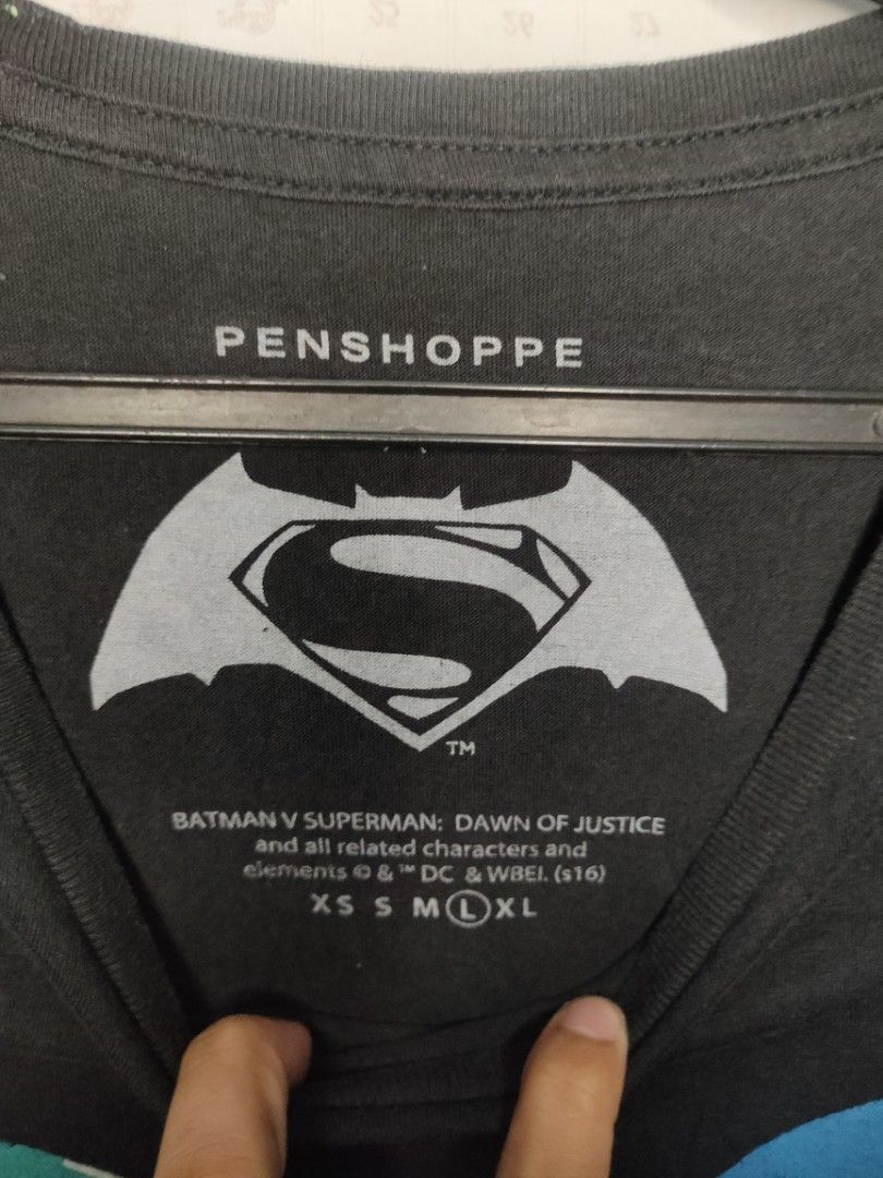 PENSHOPPE BATMAN VS SUPERMAN SHIRT (Category: Activewear) located in Manila. Submitted by john_30 (Listing ID 1461001921, Image 2). Description: .