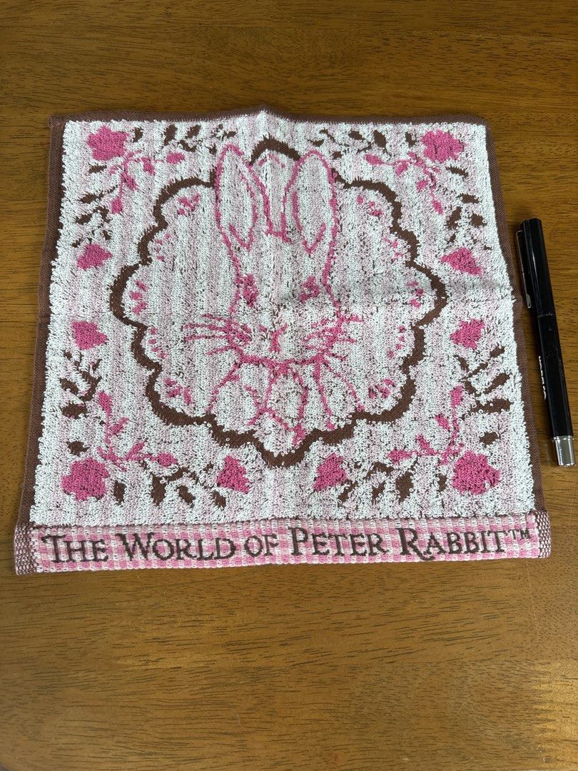 Peter Rabbit pink towel (Category: Bedding & Towels) located in Calamba. Submitted by cur8d (Listing ID 1460959851, Image 3). Description: .