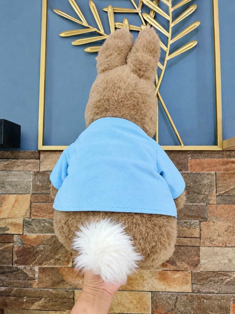 Peter Rabbit Plush Toy Blue Jacket Vintage (Category: Plushies & Soft Toys) located in Subic. Submitted by ichellesingque5 (Listing ID 1461080035, Image 2). Description: - Vintage - Adorable Peter Rabbit plush toy - Features his iconic blue jacket with silver buttons - Soft and cuddly material - Ideal for display or playtime - Perfect gift for fans of the classic character.