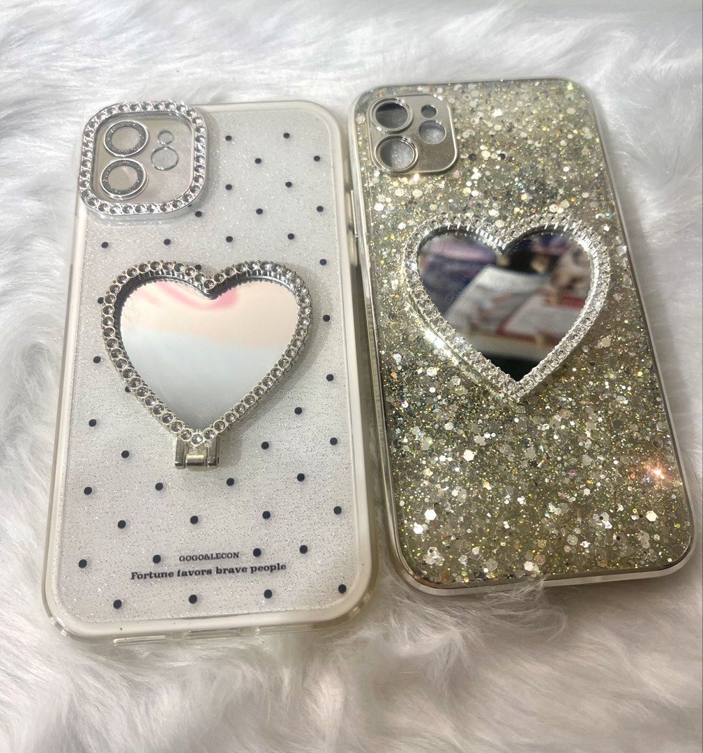 Phone Case - with mirror Iphone 11 (Category: Other Accessories) located in Makati City. Submitted by palomariaa76268 (Listing ID 1461025968, Image 1). Description: Phone Cases for iPhone 11 Good as new! Recently bought and only selling because I decided to upgrade my phone. ✨ 2 phone cases for sale + 1 FREEBIE case! All are in great condition and ready for a new owner. 😊 Message me if interested!.