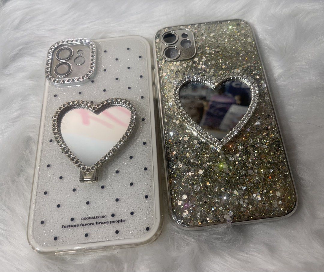 Phone Case - with mirror Iphone 11 (Category: Other Accessories) located in Makati City. Submitted by palomariaa76268 (Listing ID 1461025968, Image 2). Description: Phone Cases for iPhone 11 Good as new! Recently bought and only selling because I decided to upgrade my phone. ✨ 2 phone cases for sale + 1 FREEBIE case! All are in great condition and ready for a new owner. 😊 Message me if interested!.