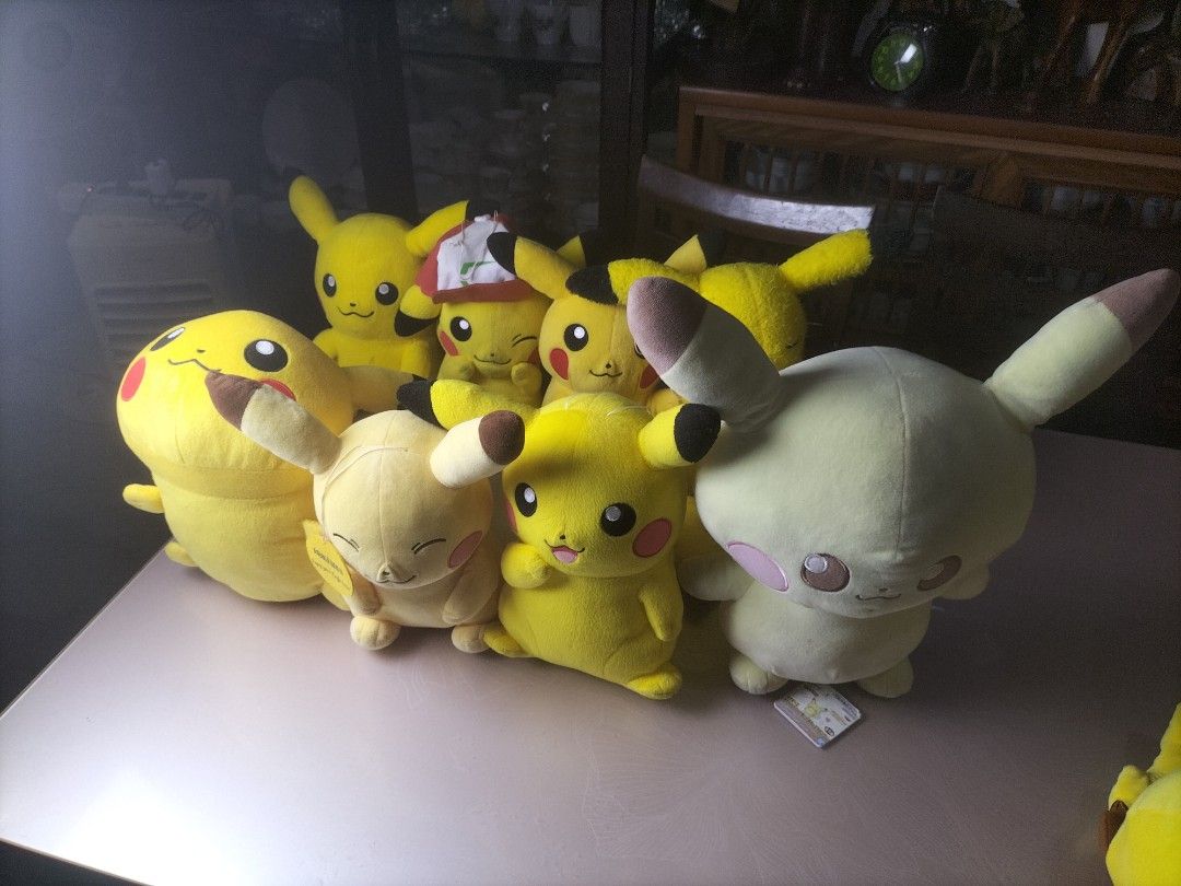 Pikachu and Plusle Plush Toys Bundle (Category: Plushies & Soft Toys) located in Cainta. Submitted by banzvi73 (Listing ID 1461034028, Image 3). Description: - Bundle includes Pikachu and Plusle plush toys. - Features a variety of sizes and poses. - Some plushies come with hats or accessories. - Perfect gift for any Pokémon enthusiast. - Bundle deal for all items. OPEN FOR TAKE ALL 8 pcs for only Php 1900 FIRM **295 each .