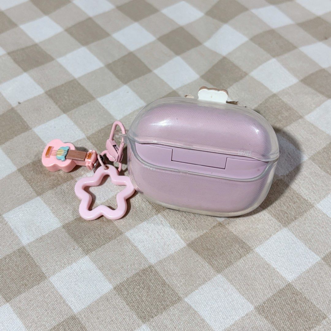 Pink JBL Wave Beam 2 True Wireless Earbuds with cute case (Category: Earphones) located in Las Pinas. Submitted by zab8th (Listing ID 1461093820, Image 3). Description: - Pink JBL Wave Beam 2 True Wireless Earbuds - Comes with a clear protective cover and cute charms - True Wireless Bluetooth 5.3 earbuds - JBL Pure Bass Sound - Active Noise Cancelling (ANC) - Smart Ambient & TalkThru modes - Up to 40 hours total battery life (10 hours earbuds + 3
