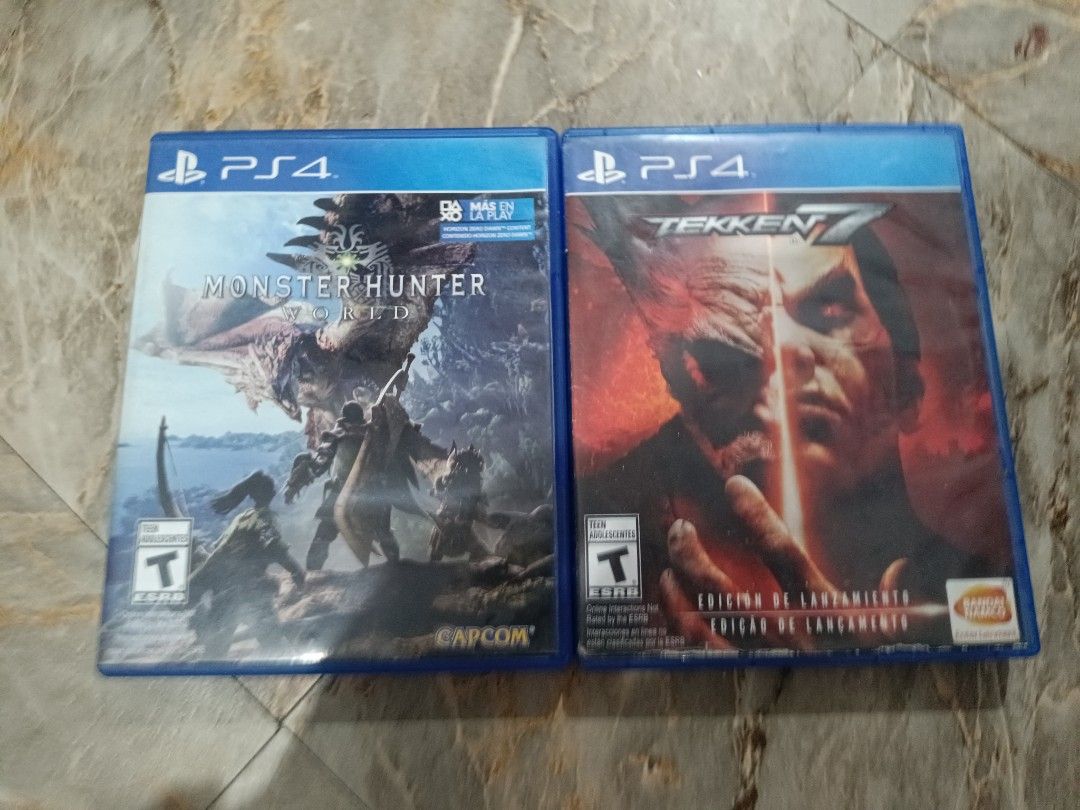 PlayStation 4 Slim Console with 2 Controllers and Games (Category: PlayStation) located in Subic. Submitted by wadugab (Listing ID 1461036729, Image 3). Description: - PS4 Slim Console 500 GB Non JB - 1 Controller (1 Black Orig No issue - Games Included: Monster Hunter World, Tekken 7 - System Software Version: 13.52 - Lalaruin nalang po -Newly deep clean na din po at bagong palit din thermal paste. Yung Digital games download niyo nalang or pili