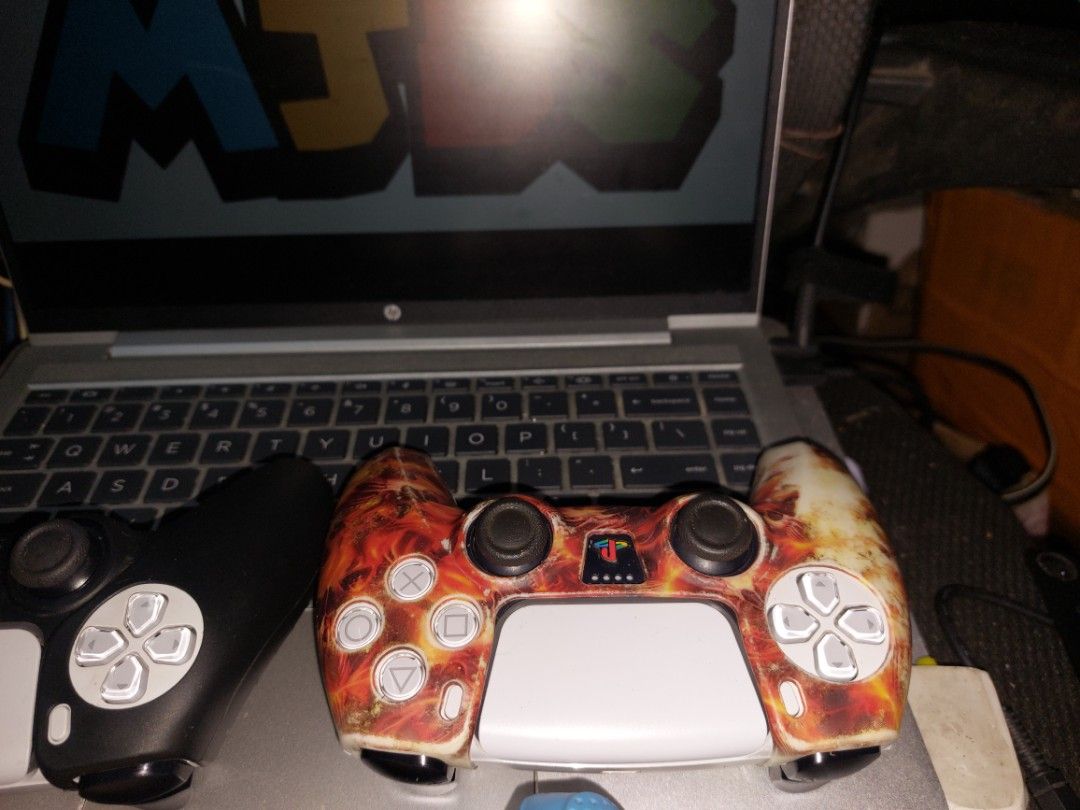 PlayStation 5 DualSense Controllers (Category: Controllers) located in Quezon City. Submitted by kushala140 (Listing ID 1461056556, Image 3). Description: DualSense PS 5 Original Controllers White Tested Working Good All Buttons Good Analogs Good Batteries Good Vibrations Good Microphone Good Charging Good Track Pad Good Wireless Good Gyro/Motion control Controller only 2500 each Take all free Charging Dock Check out pictures for more details Wit