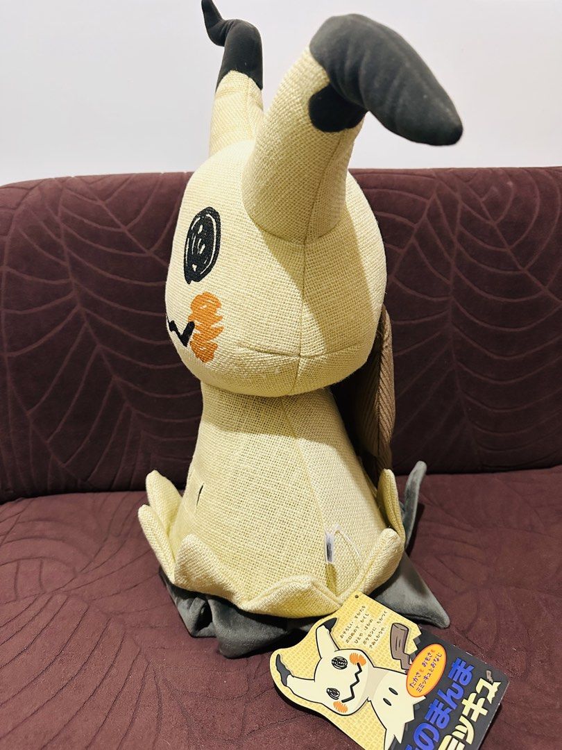 Pokemon Center Lifsize Mimikyu Plush (Category: Plushies & Soft Toys) located in Quezon City. Submitted by mikemofu (Listing ID 1461048603, Image 2). Description: Brand new with paper tag Life size Pokemon center.