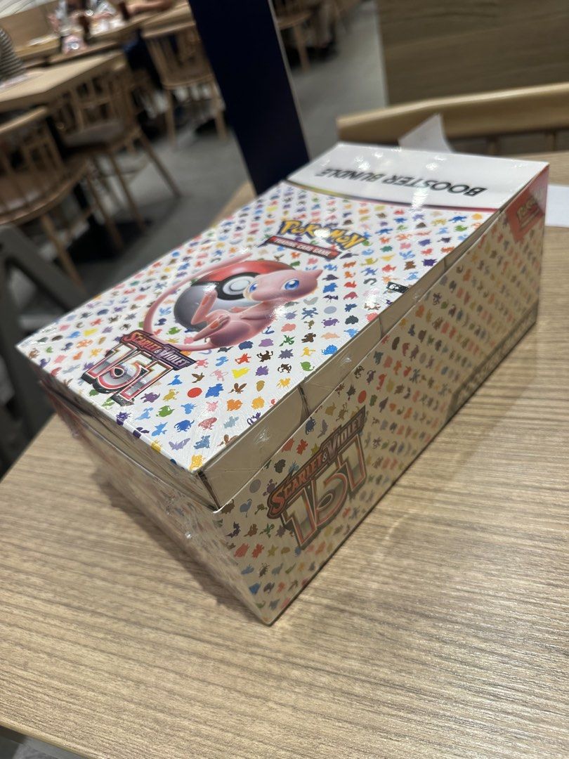 Pokemon Scarlet & Violet 151 Booster Bundle Display (Category: Card Packs) located in Manila. Submitted by chrislivm (Listing ID 1461040693, Image 3). Description: Sealed 151 Booster Bundle Display for SALE Can do meetups in Cardshows have vouch thread if needed.