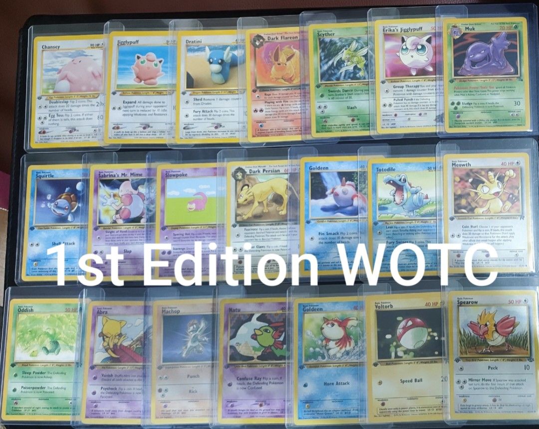 Pokemon Vintage Cards - 1st Edition (Category: Raw Singles) located in Las Pinas. Submitted by jeboyee (Listing ID 1437009006, Image 1). Description: WOTC 1st Edition ❌dark dragonair SOLD.