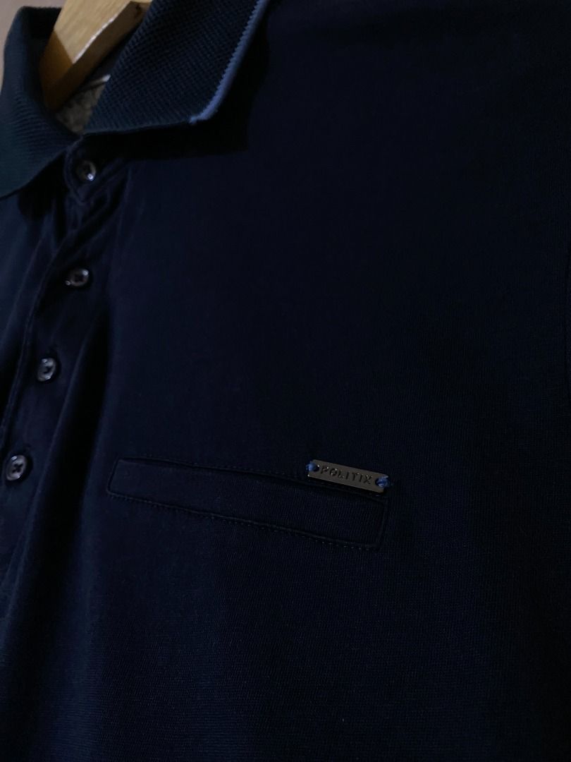 Politix Navy Polo Shirt (Category: Tshirts & Polo Shirts ) located in Cadiz. Submitted by davidspothead (Listing ID 1460983129, Image 3). Description: Nakasulat na po ang mga details sa picture. Please check. Nakasulat na po ang mga details sa picture. Please check. Nakasulat na po ang mga details sa picture. Please check. .