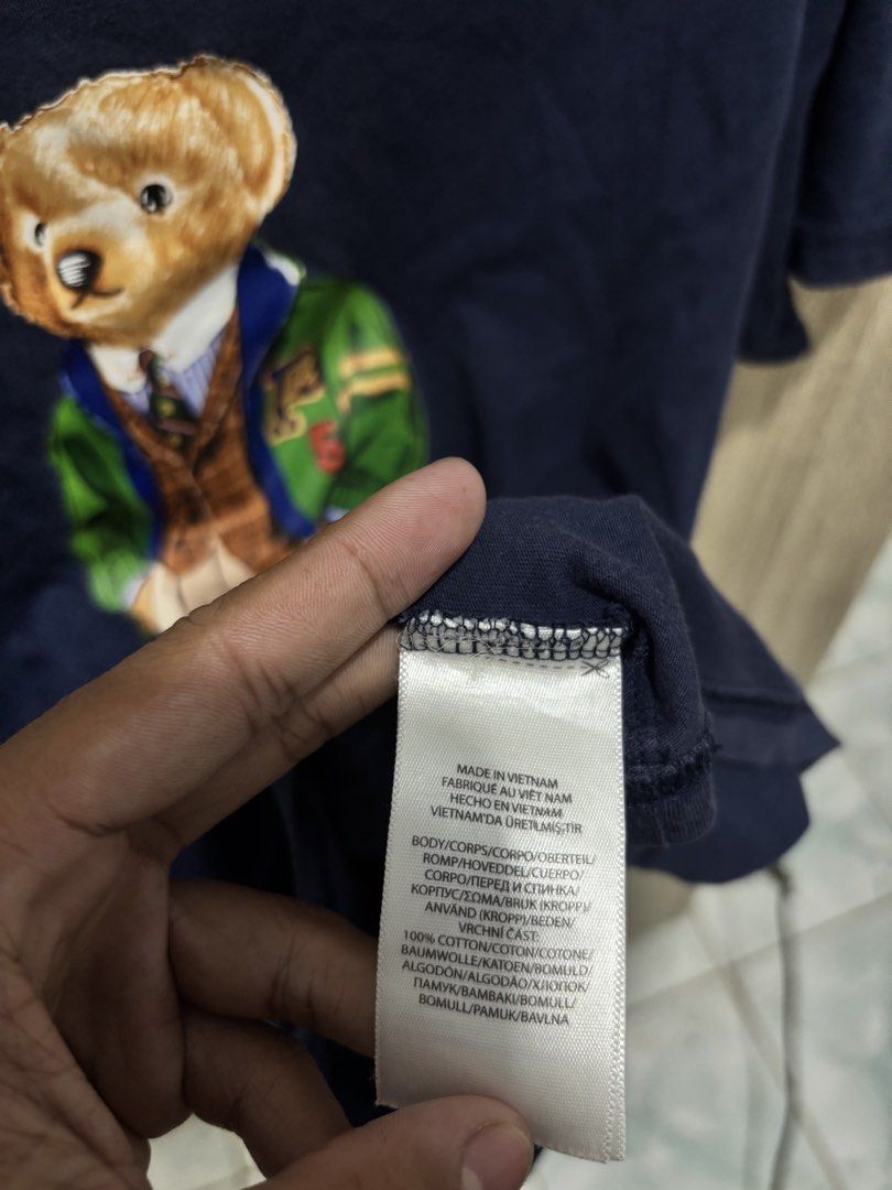 Polo Bear RL (Category: Tshirts & Polo Shirts ) located in Isulan. Submitted by nur_thrifts (Listing ID 1461085434, Image 3). Description: RL Polo Bear Condition: 9/10 Dimes: 18x24 1000 (nego) Excellent condition 📍Isulan, SK Comment/DM to claim”.