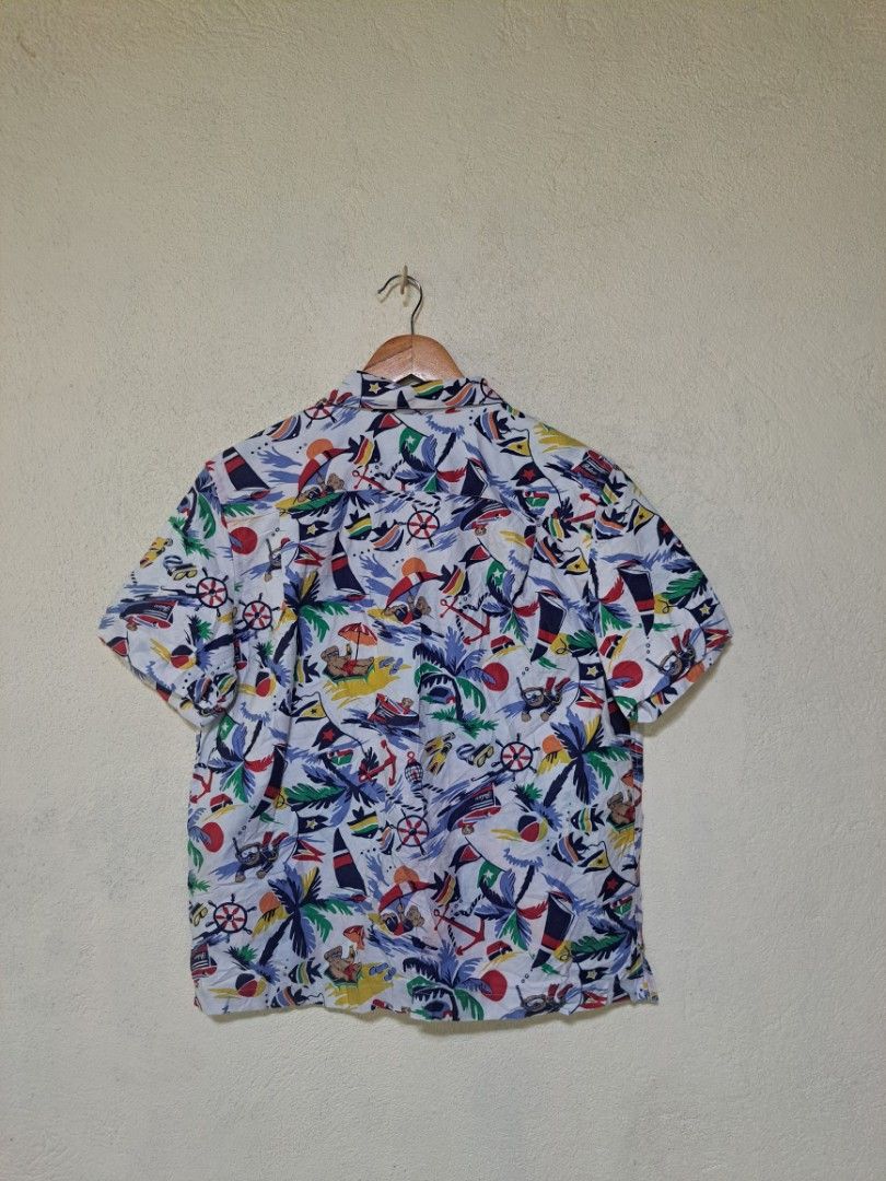 Polo Ralph Lauren Polo Bear Oxford Camp Button Down (Category: Tshirts & Polo Shirts ) located in Dumaguete. Submitted by jayarbajad49160 (Listing ID 1460943457, Image 2). Description: Polo Ralph Lauren Polo Bear Oxford Camp Button Down - 550 add sf Excellent Condition Color rate:9.5/10 Issue: Color transfer (needwash only) Size:Large youth Width:20 Length:24 Loc dumaguete city visayas.