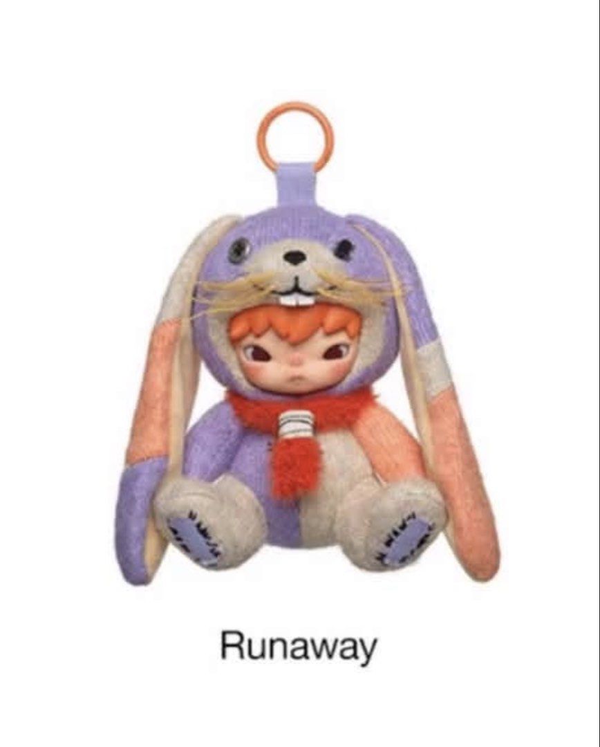 POP MART Hirono • Runaway (Category: Designer & Blind Box Toys) located in Makati City. Submitted by alexg0420 (Listing ID 1460981624, Image 1). Description: - POP MART Runaway Series Blind Box Figure - Authentic product with Korean and Chinese text - Includes warnings for children - Product Number: 923886 - Barcode included - Perfect for collectors!.