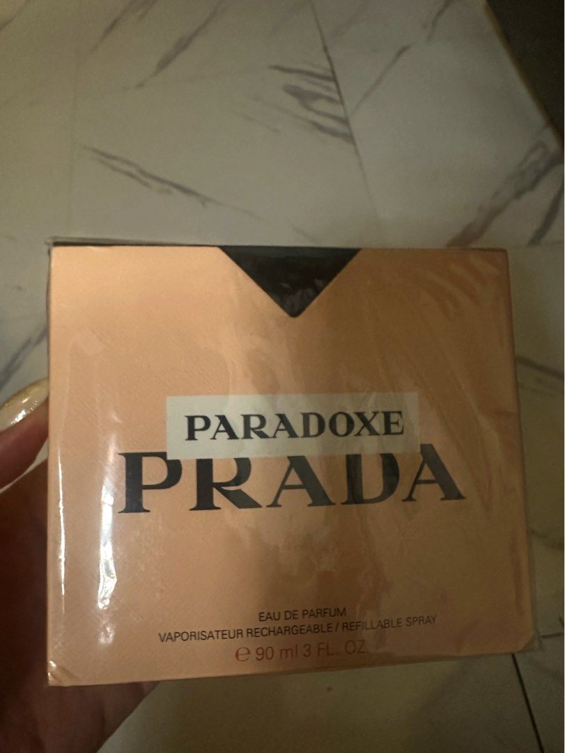 Prada Paradoxe Eau de Parfum us tester (Category: Fragrance & Deodorants) located in Manila. Submitted by tipidfinds888 (Listing ID 1461088926, Image 3). Description: - Prada Paradoxe Eau de Parfum -selling super low limited stocks only - Scent profile: Warm florals - trending perfume.