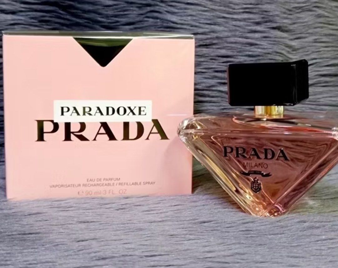 Prada Paradoxe Eau de Parfum us tester (Category: Fragrance & Deodorants) located in Manila. Submitted by tipidfinds888 (Listing ID 1461088926, Image 1). Description: - Prada Paradoxe Eau de Parfum -selling super low limited stocks only - Scent profile: Warm florals - trending perfume.