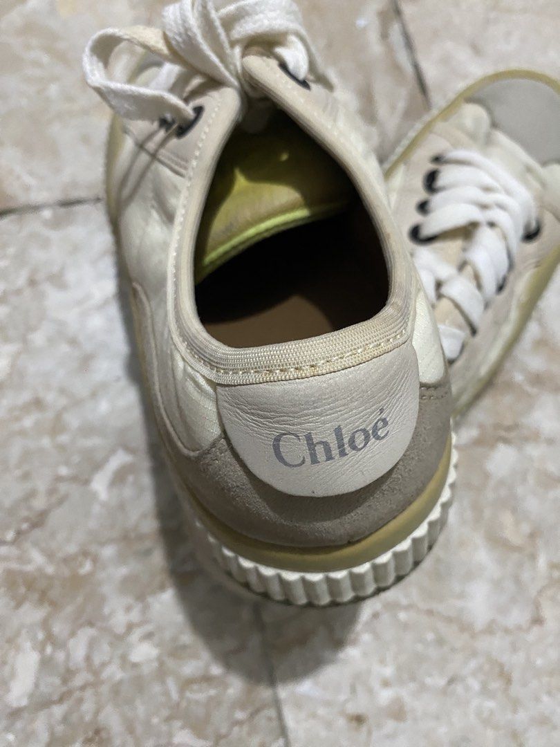 Preloved Authentic Chloe Clint Court Sneakers (Category: Sneakers) located in Quezon City. Submitted by luvkobagsnshoes (Listing ID 1460920880, Image 3). Description: preloved. fits size 22.5 or size 6. .