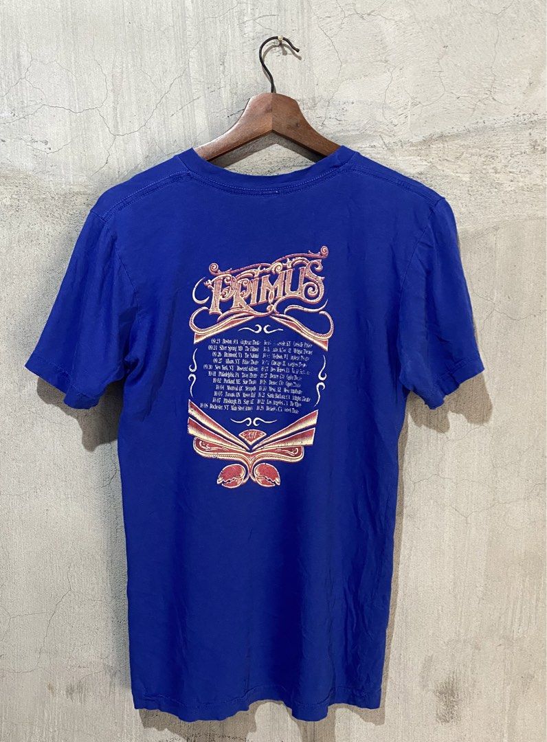 PRIMUS TOUR 2011 BANDSHIRT (Category: Tshirts & Polo Shirts ) located in Davao. Submitted by ronz31 (Listing ID 1460922438, Image 3). Description: PTPA/FS PRIMUS TOUR 2011 BANDSHIRT SMALL /WITH BACKHIT W:18" L:26" DM📩.