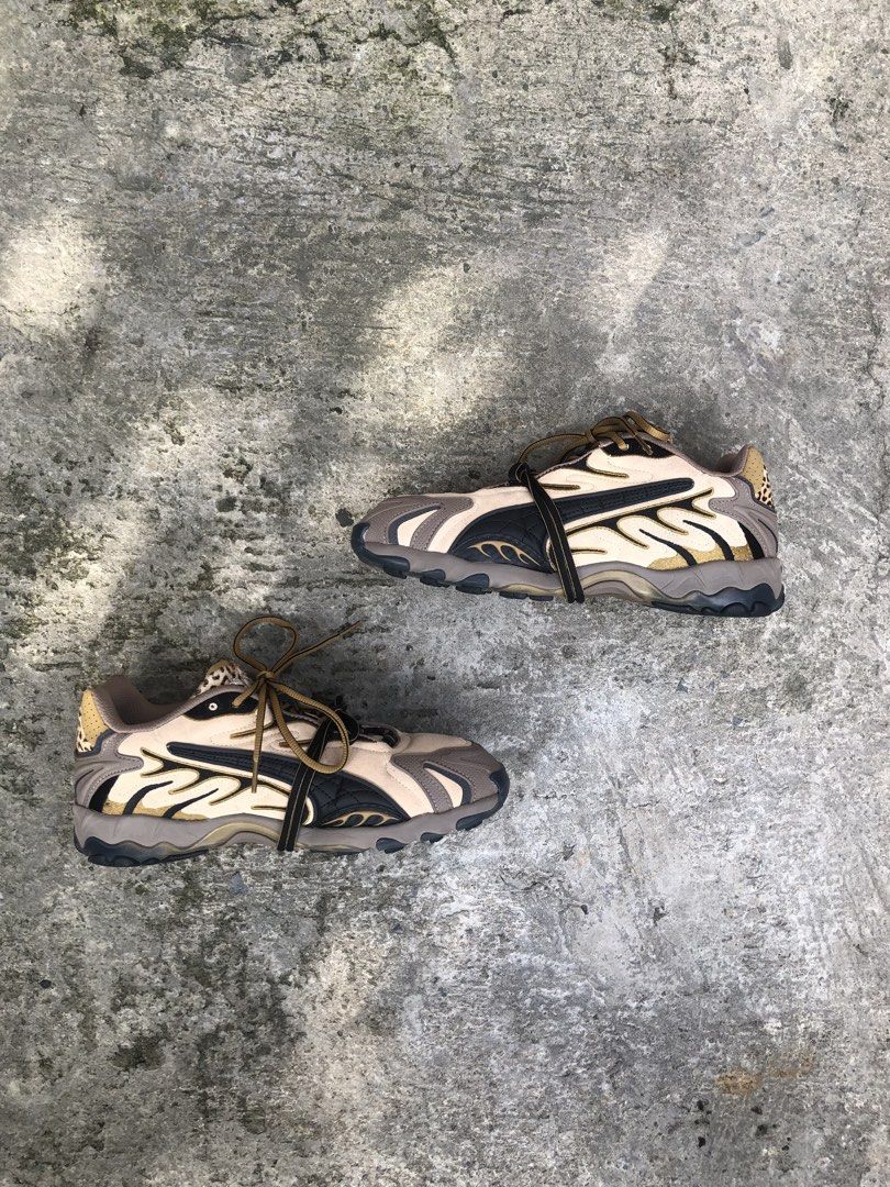 Puma inhale ASAP ROCKY Leopard (Category: Sneakers) located in Antipolo. Submitted by grey13da57009 (Listing ID 1460989672, Image 1). Description: For sale 10.5 US PHP 4500 Puma inhale Asap rocky leopard Original No box Used four times No issue Antipolo Area Lalamove only .