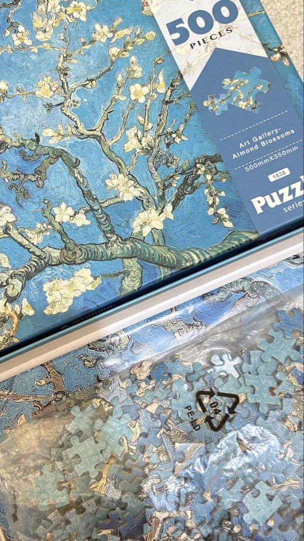 Puzzle 500 pieces ᥫ᭡ (Category: Board Games & Puzzles) located in Manila. Submitted by chavezhannah_ (Listing ID 1461087223, Image 2). Description: decluttering this one 🧺 bought it from KKV ₱350 only Still in good condition ♡.