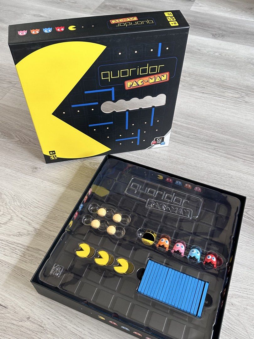 Quoridor Pac-Man Board Game (Category: Board Games & Puzzles) located in Imus. Submitted by audzzz (Listing ID 1460939835, Image 2). Description: ✨Original boardgame bought from Gaming Library Greenbelt 5 ✨Played less than 5 times ✨RFS: Decluttering ✨MOP: GCash, BPI, GoTyme, Maribank ✨Delivery fee booked and shouldered by buyer 📍Imus, Cavite.
