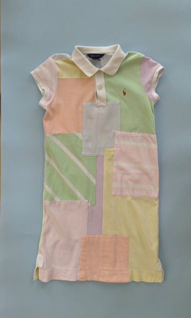 Ralph Lauren Patchwork Polo Dress XS-as (Category: Dresses) located in Cebu City. Submitted by little_mush.room (Listing ID 1460919098, Image 1). Description: - preloved RL Pastel Patchwork Polo Dress - Size: 16 on tag / XS ADULT dimes posted .