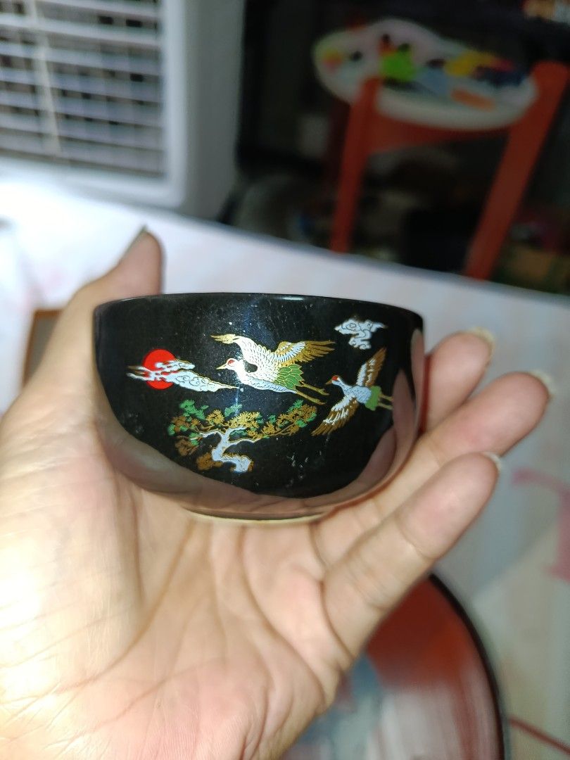 Rare Black ceramic saucer with birds (Category: Dinnerware & Cutlery) located in Quezon City. Submitted by kristal68 (Listing ID 1460959552, Image 3). Description: .