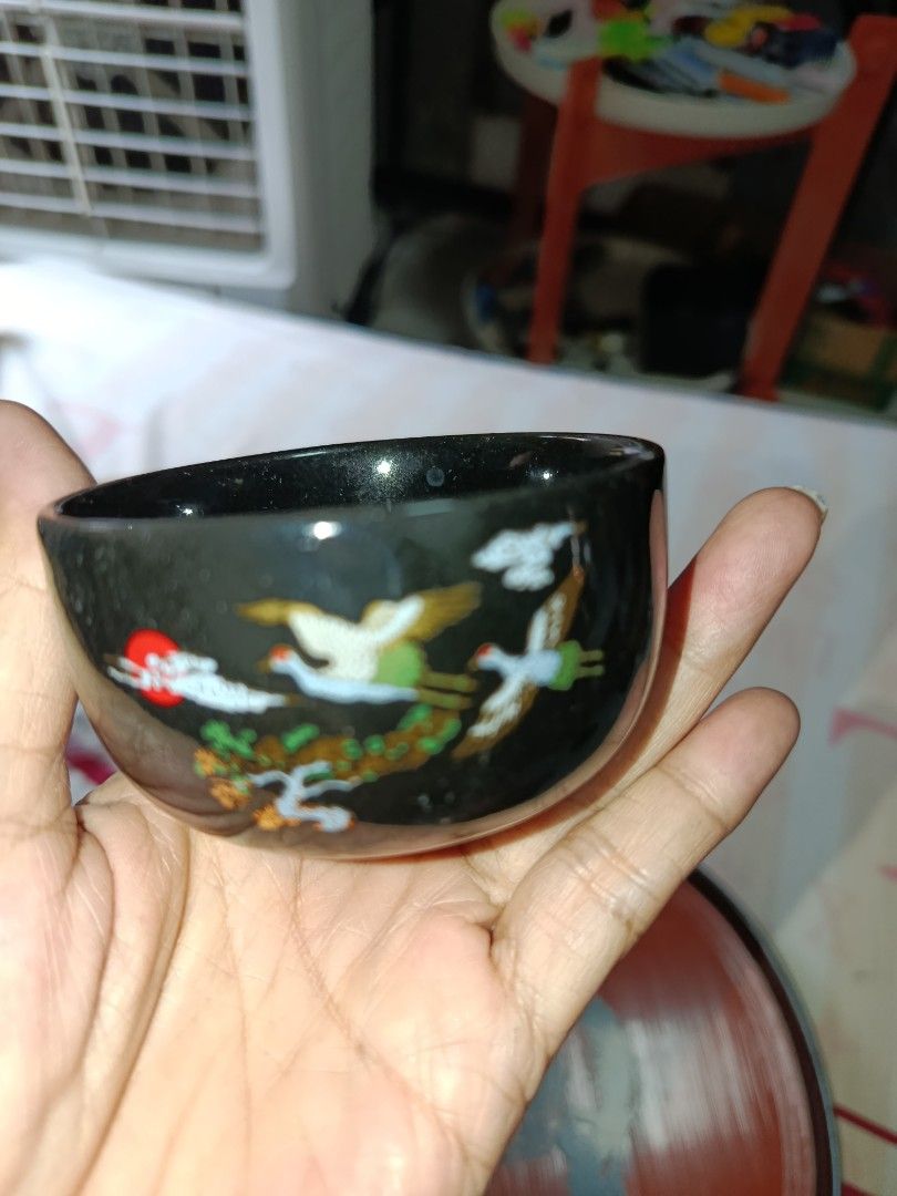 Rare Black ceramic saucer with birds (Category: Dinnerware & Cutlery) located in Quezon City. Submitted by kristal68 (Listing ID 1460959552, Image 1). Description: .