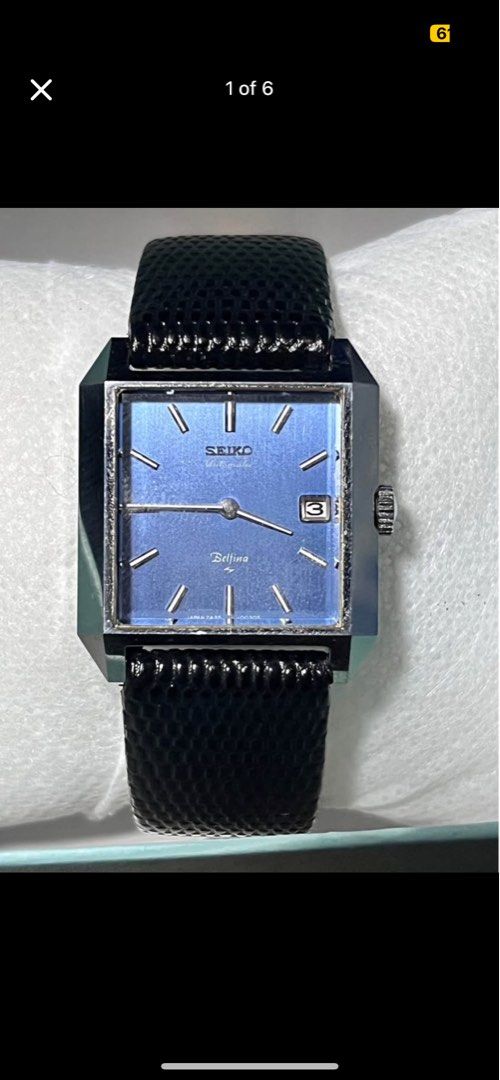 Rare Seiko Belfina (Category: Men's Watches) located in Makati City. Submitted by curatedco. (Listing ID 1461041678, Image 1). Description: Rare Seiko Belfina Automatic movement Strap width: 18mm Excellent working condition Negotiable for sure buyers 100% legit Rfs: too many watches :).