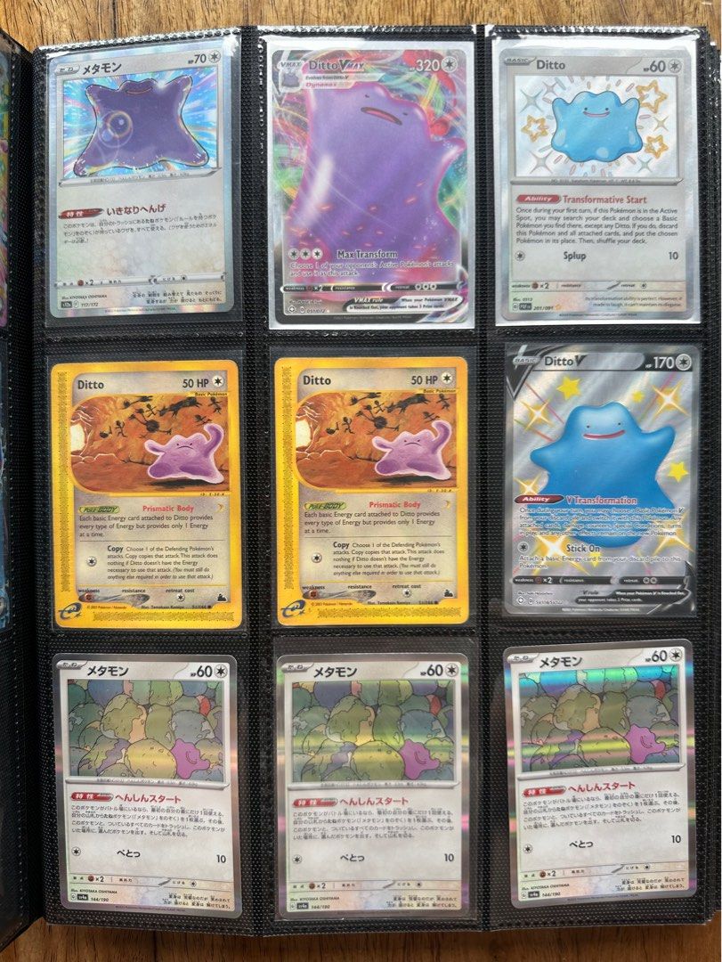 READ DESCRIPTION Ditto Pokemon Cards (Category: Raw Singles) located in Manila. Submitted by ellie.copter (Listing ID 1460409463, Image 1). Description: - PM for prices and condition pics - downsizing collection - NM-LP - first to pay basis.