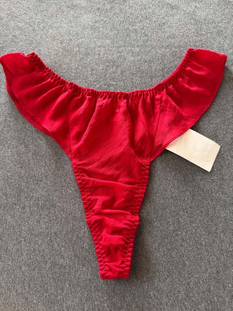 red high raffles thong M (Category: Undergarments & Loungewear) located in San Jose. Submitted by 99ners (Listing ID 1460924306, Image 1). Description: .