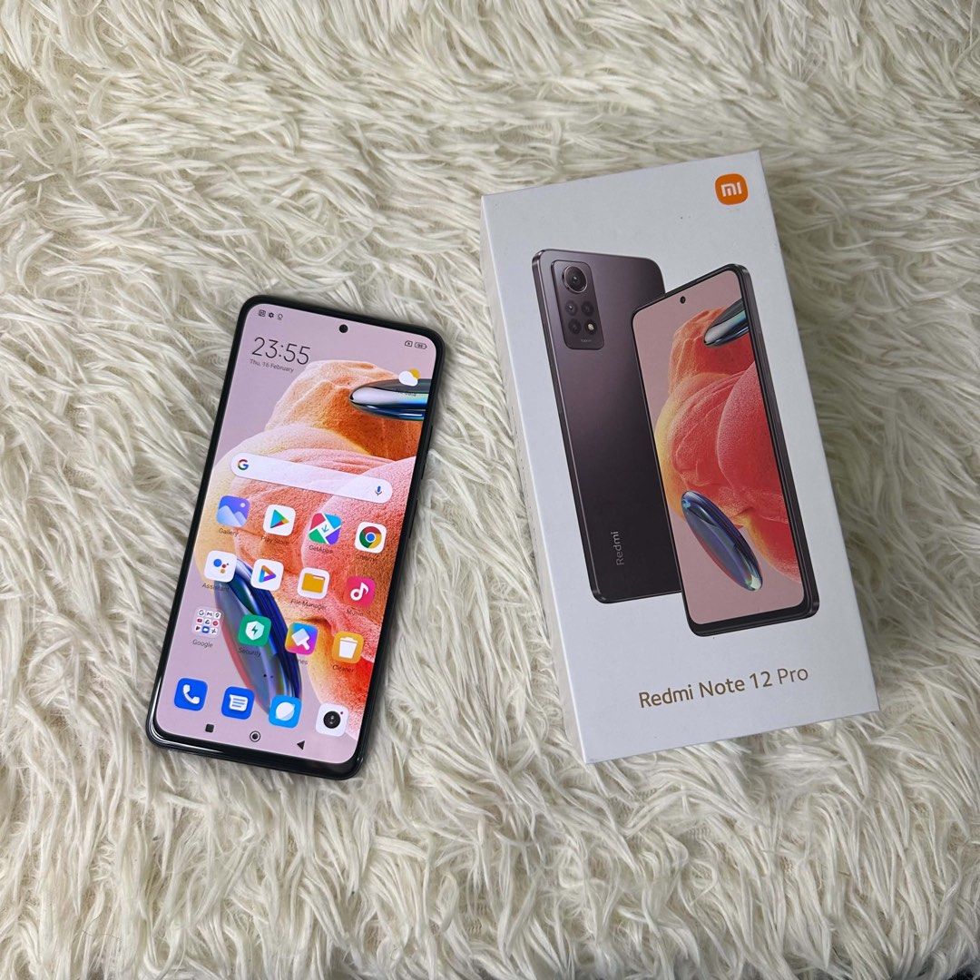 Redmi Note 12 Pro 256gb (Category: Xiaomi) located in Manila. Submitted by sainz1655 (Listing ID 1460937838, Image 2). Description: Redmi Note 12 Pro No issue Not used — unsealed for checking purposes only 12 GB RAM 256gb GB ROM Mediatek Dimensity 1080 Open line Inclusion: box & case (no charger) 📍Don Antonio, Quezon City Available Meetup around QC Delivery Nationwide.