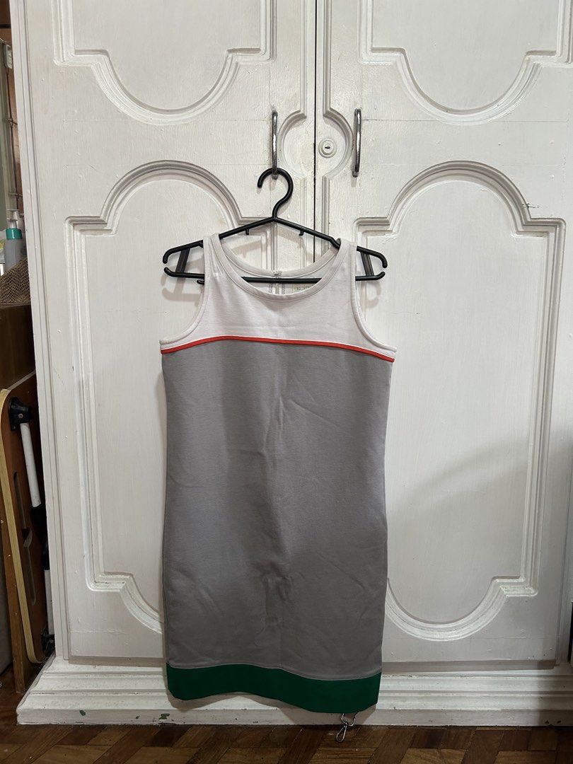 Regatta Dress (Category: Dresses) located in Meycauayan. Submitted by ms.einz (Listing ID 1460949737, Image 1). Description: - Brand: Regatta - Style: Sleeveless dress - Top detail: White with orange stripe - Hem detail: Green trim - Closure: Back zipper #regatta #regattadress.