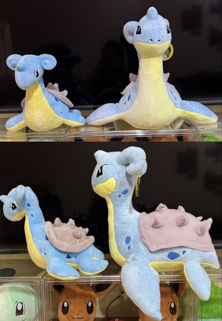 Regular and Large Lapras (Category: Figurines & Statues) located in Cainta. Submitted by mayhroeen (Listing ID 1461004674, Image 1). Description: Regular Size Lapras - Nintendo 3rd Round - 380 Large Size Lapras - BL - 500 Loc. Cainta, Rizal.
