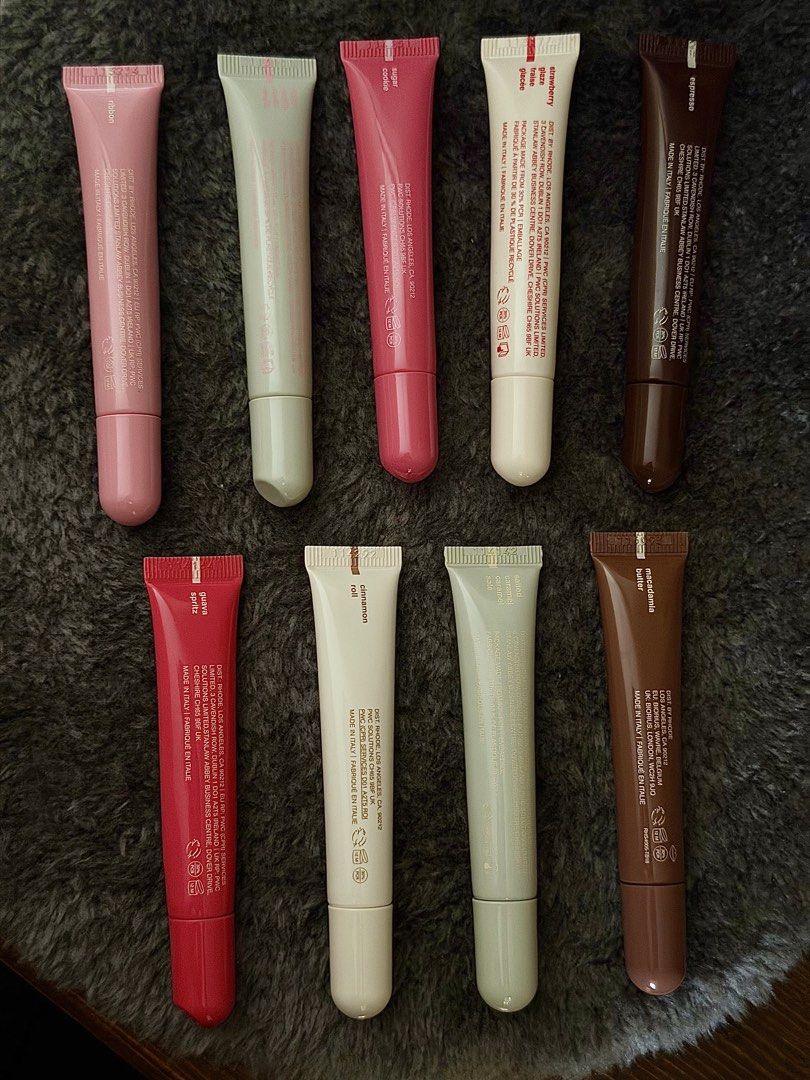 Rhode Peptide Lip Tint Limited Edition (Category: Makeup) located in Manila. Submitted by carlydeclutz22 (Listing ID 1461067372, Image 2). Description: Rhode Peptide Lip Tint (All Brand New) - Will give discounts if you get 2 or more - Some are limited edition + hard to find - Authentic w/ proof of purchase - Bought from US/Pasabuy SOLD: Sugar Cookie Salted Caramel Guava Spritz AVAILABLE SHADES: Ribbon - 1,000 Vanilla Cake - 1,000 Strawberry Glaz