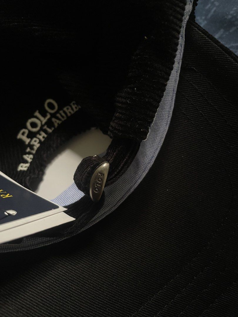 RL Corduroy Dad Hat (Black) (Category: Caps & Hats) located in Navotas City. Submitted by 3minuteslate (Listing ID 1461063603, Image 3). Description: Brand new OSFA Black.