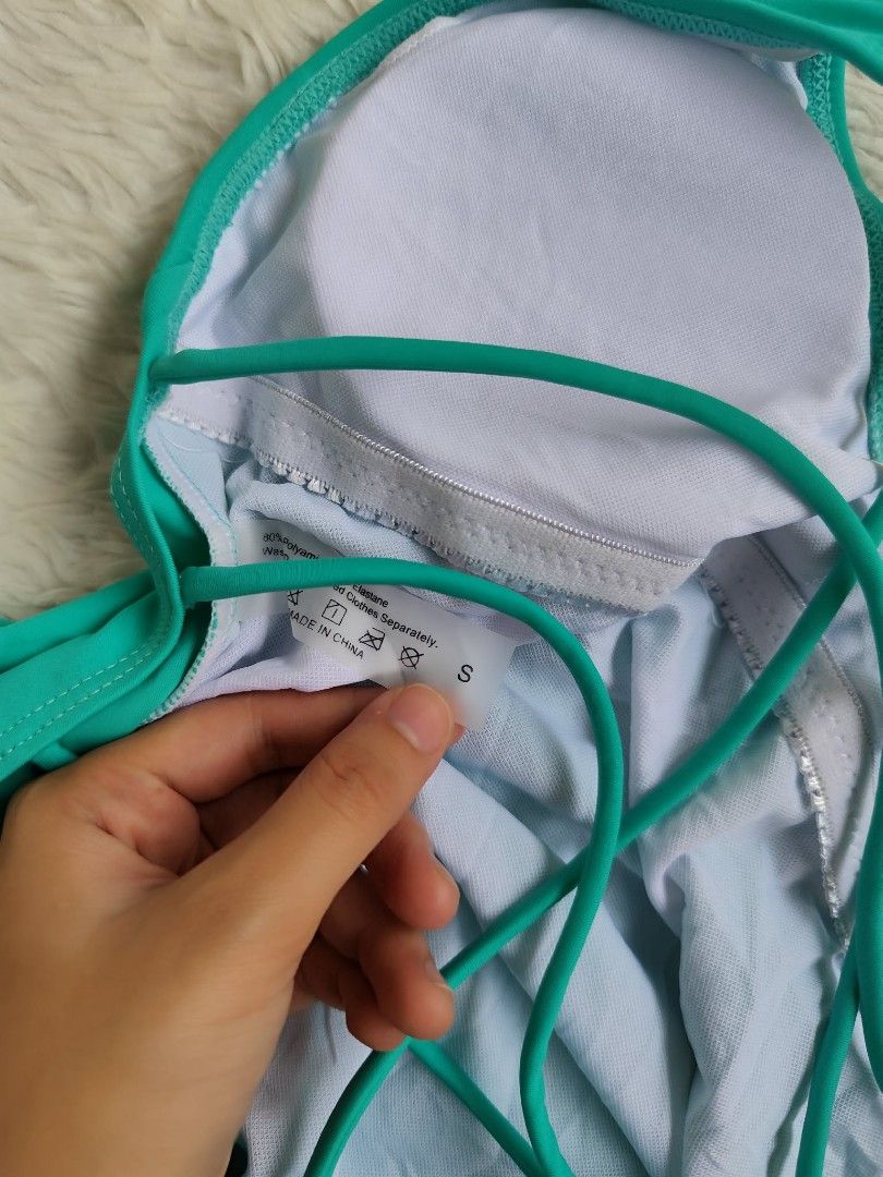(S) One Piece Swim (Category: Bikinis & Swimsuits) located in Paranaque City. Submitted by sl_shop05 (Listing ID 1460926715, Image 2). Description: 🌻Like New🌻 🌼Brand: cut tag ➡️Padded ✨Size: Small ❎𝑨𝒍𝒍 𝒊𝒕𝒆𝒎𝒔 𝒂𝒓𝒆 𝑷𝑹𝑬𝑳𝑶𝑽𝑬𝑫 𝒊𝒏 𝑮𝒐𝒐𝒅 𝑪𝒐𝒏𝒅𝒊𝒕𝒊𝒐𝒏 ❎𝑷𝒍𝒆𝒂𝒔𝒆 𝒅𝒐 𝒎𝒂𝒏𝒂𝒈𝒆 𝒚𝒐𝒖𝒓 𝒆𝒙𝒑𝒆𝒄𝒕𝒂𝒕𝒊𝒐𝒏𝒔. ❎𝑾𝑨𝑺𝑯 𝒃𝒆𝒇𝒐𝒓𝒆 𝑼𝑺𝑬‼️ ❎𝑩𝑼𝒀 𝒂𝒕 𝒚𝒐𝒖𝒓 𝒐𝒘𝒏 𝒓𝒊𝒔𝒌‼️ ❎𝑵𝑶 𝑹𝑬𝑻𝑼𝑹𝑵, 𝑵𝑶 𝑬𝑿𝑪𝑯𝑨